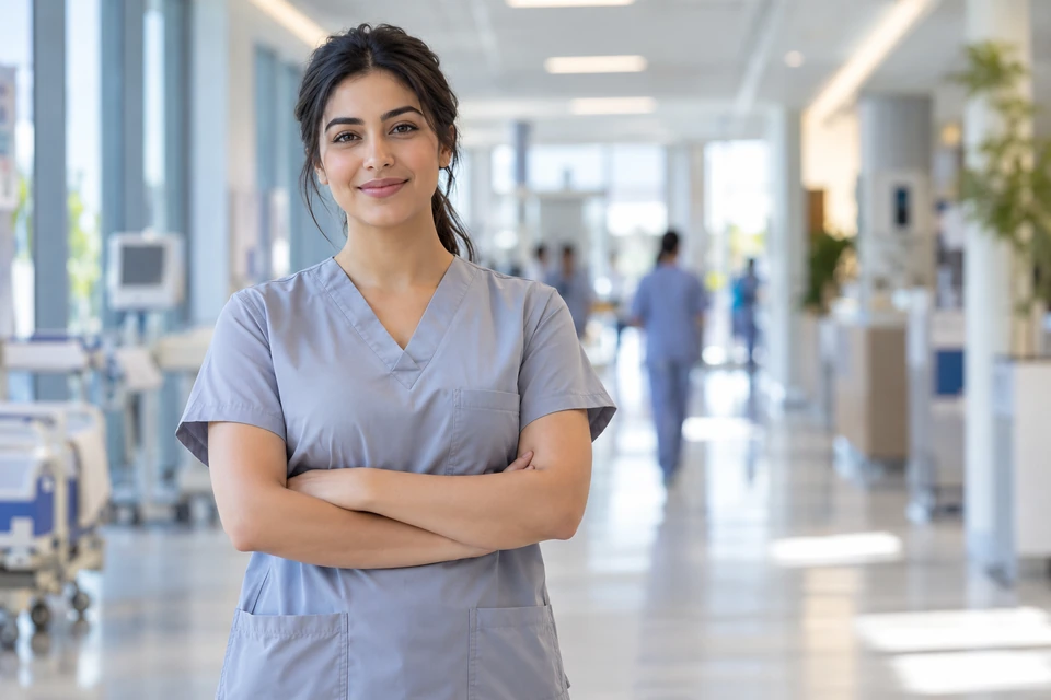 Health care representative photography